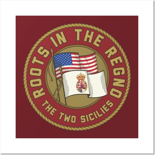 USA - Two Sicilies Wall Art by ItalianPowerStore